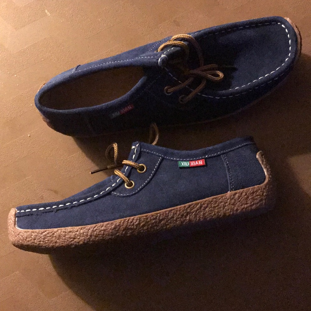 Suede Oxfords